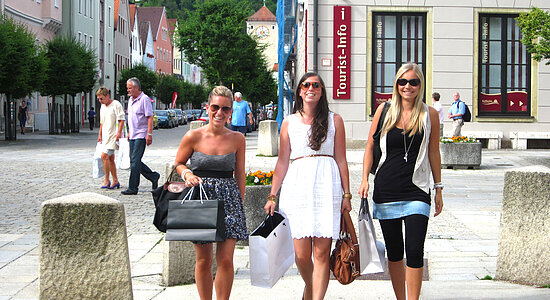 Auf Shoppingtour in Kelheim