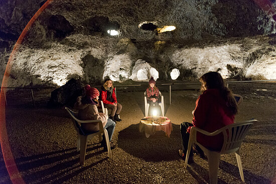 Tropfsteinhöhle Schulerloch, Meditation